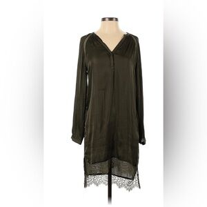 H&M Olive Green Long Sleeve Dress